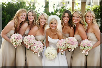 Bride with Bridesmaids